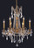 Rosalia Six Light Chandelier in French Gold (173|9206D23FGRC)