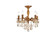 Rosalia Five Light Flush Mount in French Gold (173|9205F18FGGTRC)
