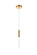 Ruelle LED Pendant in Gold (173|5203D5G)