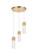 Constellation LED Pendant in Gold (173|5200D12G)