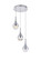 Amherst LED Chandelier in chrome (173|3803D12C)