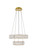 Monroe LED Pendant in Gold (173|3503G18G)