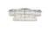 Monroe LED Flush Mount in Chrome (173|3503F33L2C)