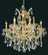 Maria Theresa 13 Light Chandelier in Gold (173|2801D27GRC)