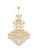 Maria Theresa 85 Light Chandelier in Gold (173|2800G96GGTRC)