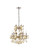 Maria Theresa Six Light Pendant in Golden Teak (173|2800D20GTGTRC)