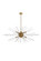 Sienna Ten Light Pendant in gold (173|2502D42SG)