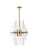 Sienna Six Light Pendant in gold (173|2502D17SG)