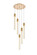 Weston Five Light Pendant in satin gold (173|2067D20SG)
