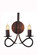 Lyndon Two Light Wall Sconce in Dark Bronze (173|1452W9DB)
