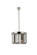 Sydney Three Light Pendant in Polished nickel (173|1238D16PNSSRC)