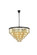 Sydney 33 Light Chandelier in Matte Black (173|1231D44MBGTRC)
