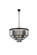 Sydney 17 Light Chandelier in Matte Black (173|1231D32MBSSRC)