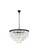 Sydney 17 Light Chandelier in Matte Black (173|1231D32MBRC)