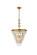 Nordic Five Light Pendant in Brass and Clear (173|1219D18BRRC)