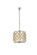 Madison Four Light Pendant in Polished nickel (173|1206D14PNGTRC)