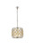 Madison Four Light Pendant in Polished Nickel (173|1206D14PNGTRC)