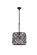 Madison Four Light Pendant in Matte Black (173|1206D14MBSSRC)