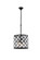 Madison Three Light Pendant in Matte Black (173|1204D14MBRC)