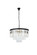 Sydney Nine Light Chandelier in Matte Black (173|1201D26MBRC)