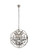 Geneva Five Light Pendant in Polished Nickel (173|1130D20PNSSRC)