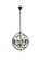 Geneva Four Light Pendant in Dark Bronze (173|1130D17DBGTRC)