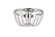 Kylie Three Light Flush Mount in chrome (173|1112F12C)
