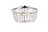 Cora Three Light Flush Mount in chrome (173|1109F13C)