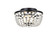 Cora Three Light Flush Mount in black (173|1109F10BK)
