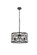 Kennedy Three Light Pendant in black (173|1108D16BK)