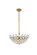 Emilia Five Light Pendant in Brass (173|1104D18BR)