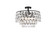 Mila Five Light Flush Mount in black (173|1103F18BK)