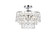 Mila Three Light Flush Mount in chrome (173|1103F14C)