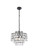 Mila Three Light Pendant in black (173|1102D16BK)