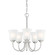 Bronson Five Light Chandelier in Brushed Nickel (43|D278M5CHBN)