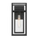 Burton One Light Wall Lantern in Black (43|D277M7EWBK)