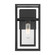 Burton One Light Wall Lantern in Black (43|D277M6EWBK)