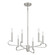 Summit Six Light Chandelier in Brushed Nickel (43|D269C6CHBN)