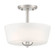 Malone Two Light Semi-Flush Mount in Brushed Nickel (43|D267MSFBN) Malone Two Light Semi-Flush Mount in Brushed Nickel (43|D267MSFBN)
