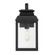 Milton One Light Wall Lantern in Black (43|D262M7EWBK)