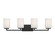 Leavenworth Four Light Vanity in Matte Black (43|D257M4BMB)