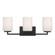 Leavenworth Three Light Vanity in Matte Black (43|D257M3BMB)