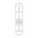 Carousel Three Light Wall Sconce in Matte White (43|D254C3WSMW)