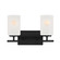 Carmine Two Light Vanity in Matte Black (43|D239M2BMB)