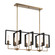 Chicago PM Eight Light Island Pendant in Old Satin Brass (43|D233MISOSB)