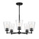 Ingo Five Light Chandelier in Matte Black (43|D230M5CHMB)