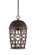 Amherst One Light Hanging Lantern in Burnt Umber (43|97594BU)