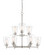 Westin Nine Light Chandelier in Satin Platinum (43|95789SP)