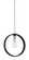 Huxton One Light Pendant in Black (43|93431BK)