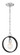 Huxton One Light Mini Pendant in Black (43|93430BK)